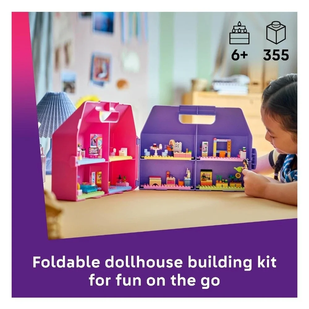 LEGO Friends 42697 Creative Dollhouse Suitcase Girls 355pc Building Block Set